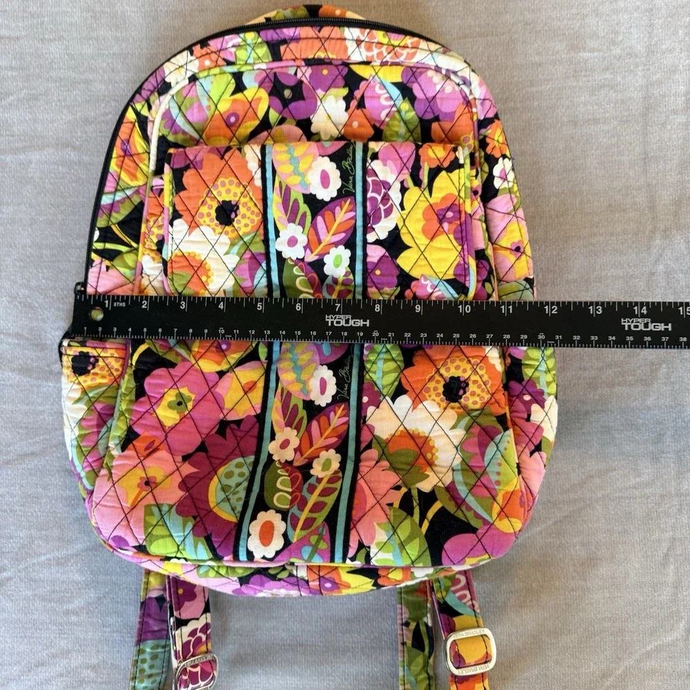 Vera Bradley Va Va Bloom Mini Backpack Purse Floral Quilted Retired Pattern